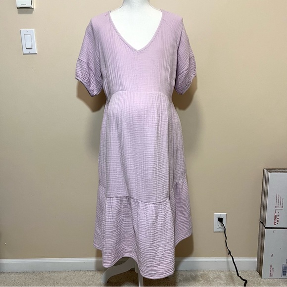 NWT Isabel Maternity by Ingrid and Isabel Maternity Dress - Light Purple - Picture 3 of 14